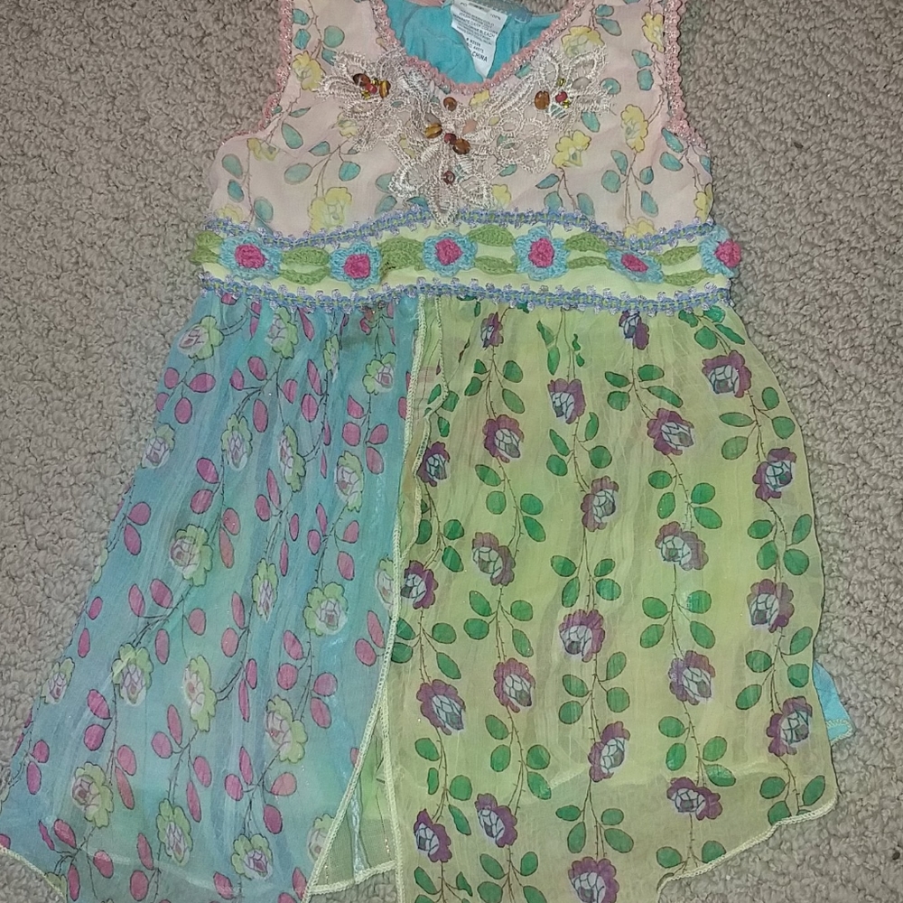 Girls Baby Sara Beaded Top 3t